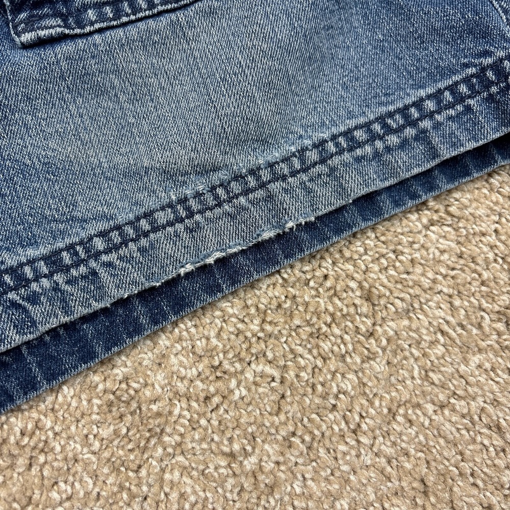Vintage Y2K Croft & Barrow Faded Denim Cargo Shorts Jorts Size 38 (Fits Size 36) - Picture 5 of 10